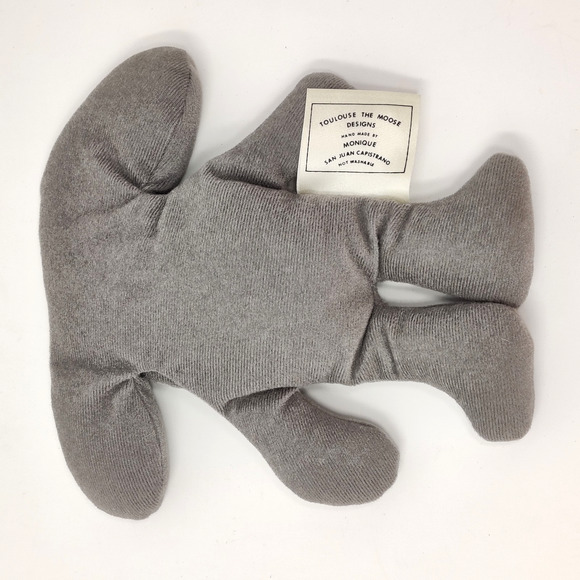 Toulouse the Moose Bean Bag Plush Rare Unique Handmade Cute Toy Book Character - Picture 15 of 16